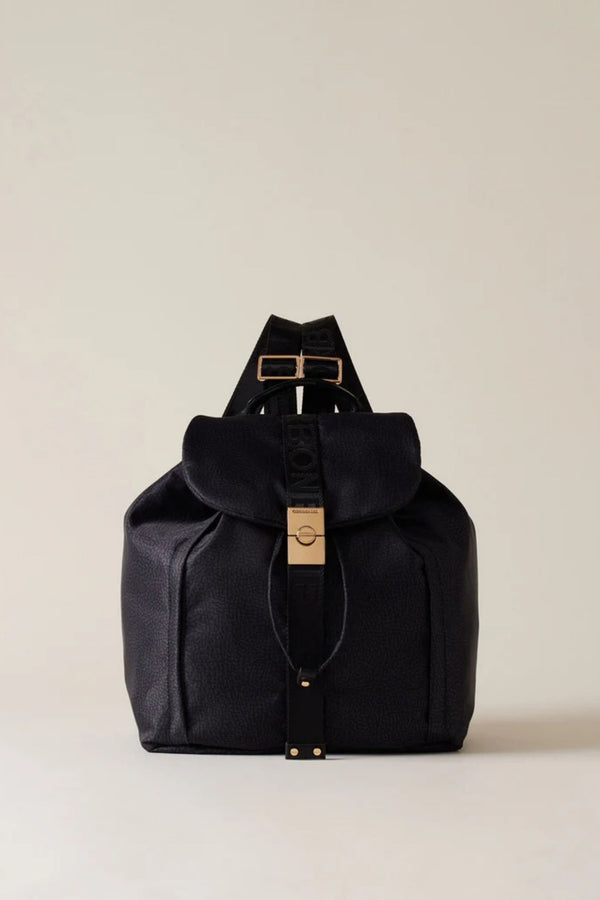 Borbonese Zaino Medio Nero Donna - 2