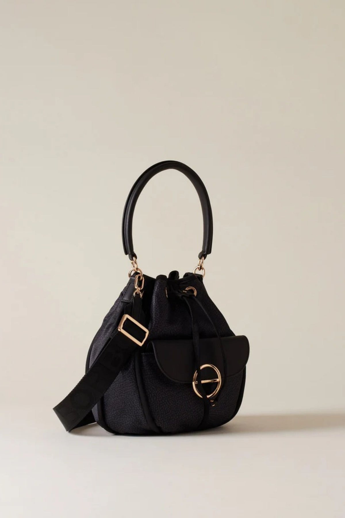 Borbonese Borsa Secchiello Nero Donna - 2