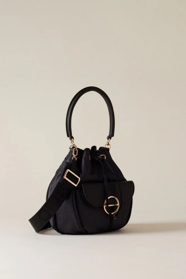 Borbonese Borsa Secchiello Nero Donna - 2