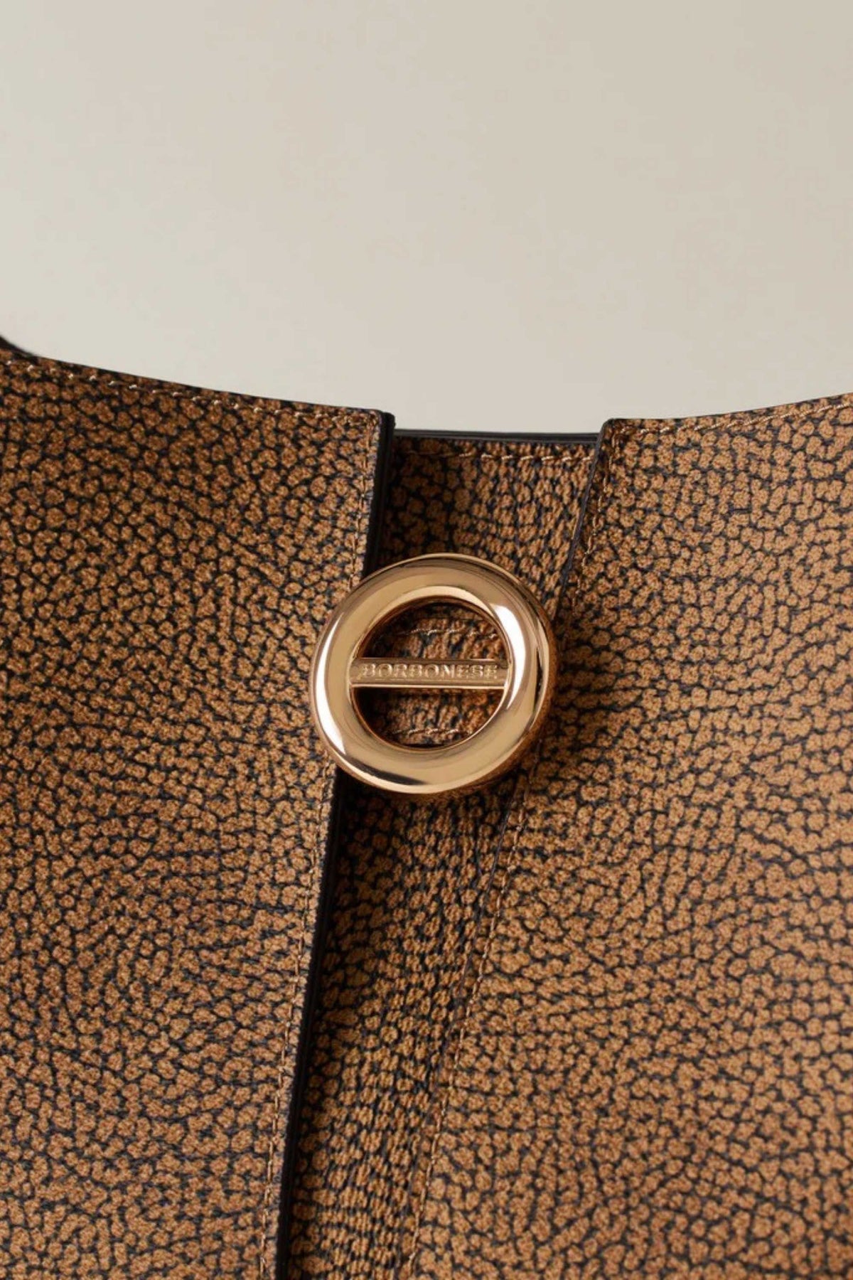 Borbonese Borsa Secchiello Naturale Donna - 3