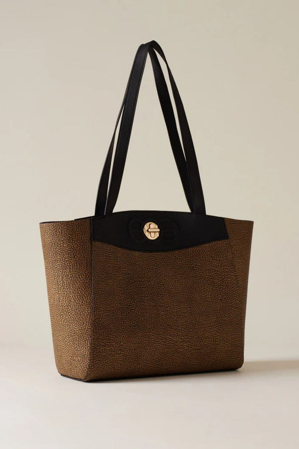 Borbonese Borsa Shopping Naturale Donna - 3