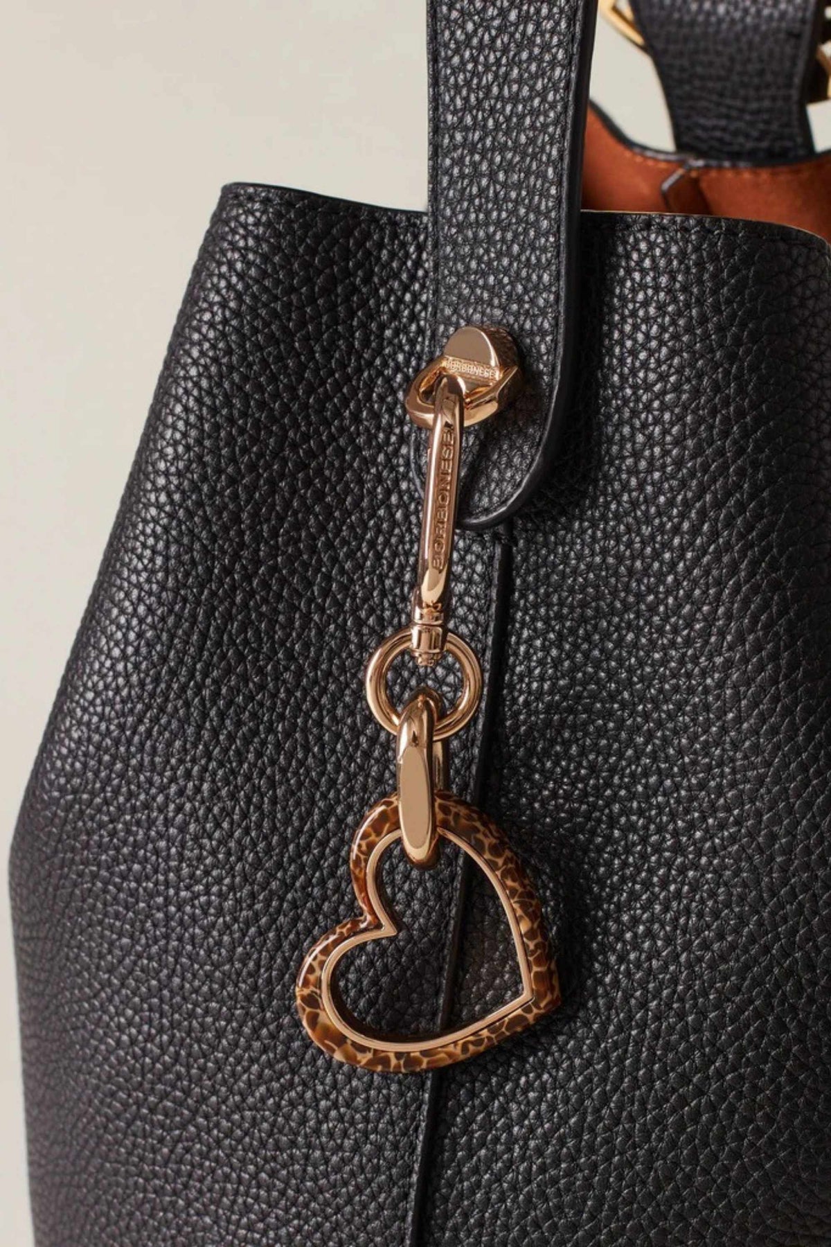 Borbonese Portachiavi Cuore Oro Donna - 1