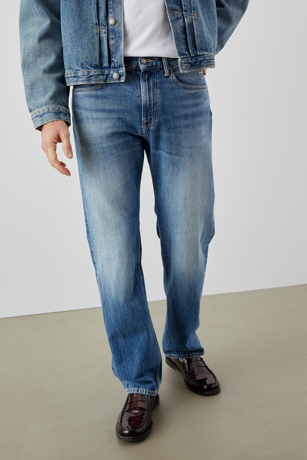 Roy Roger's Cult Wide Denim Blu Uomo - 2