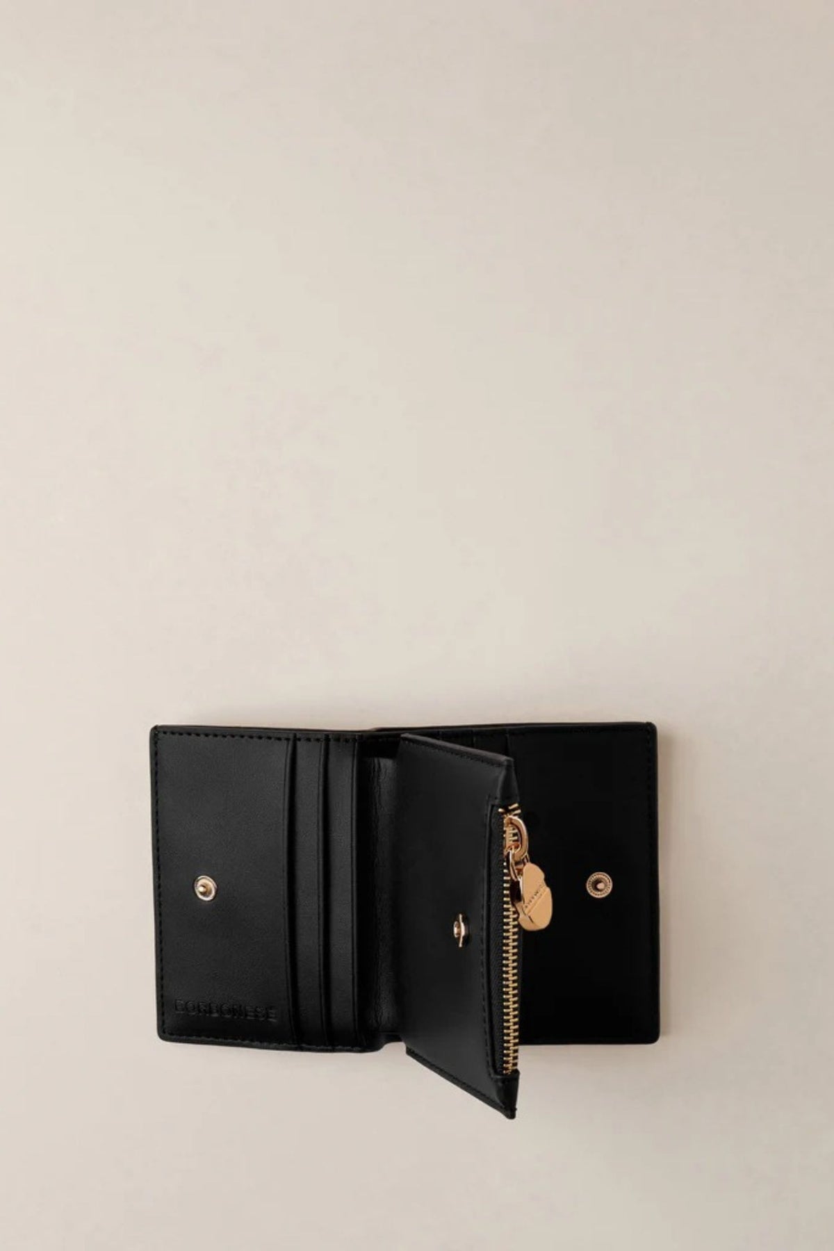 Borbonese Portafoglio Mini Tasca Nero Donna - 2