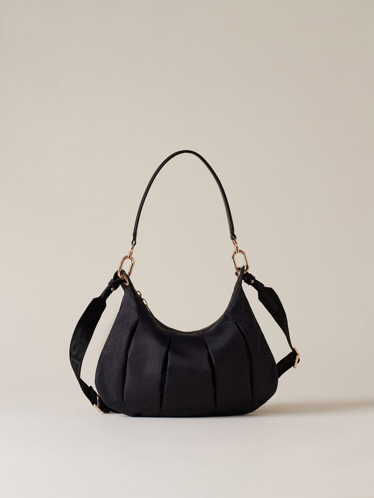 Borbonese Borsa Hobo Nero Donna - 1