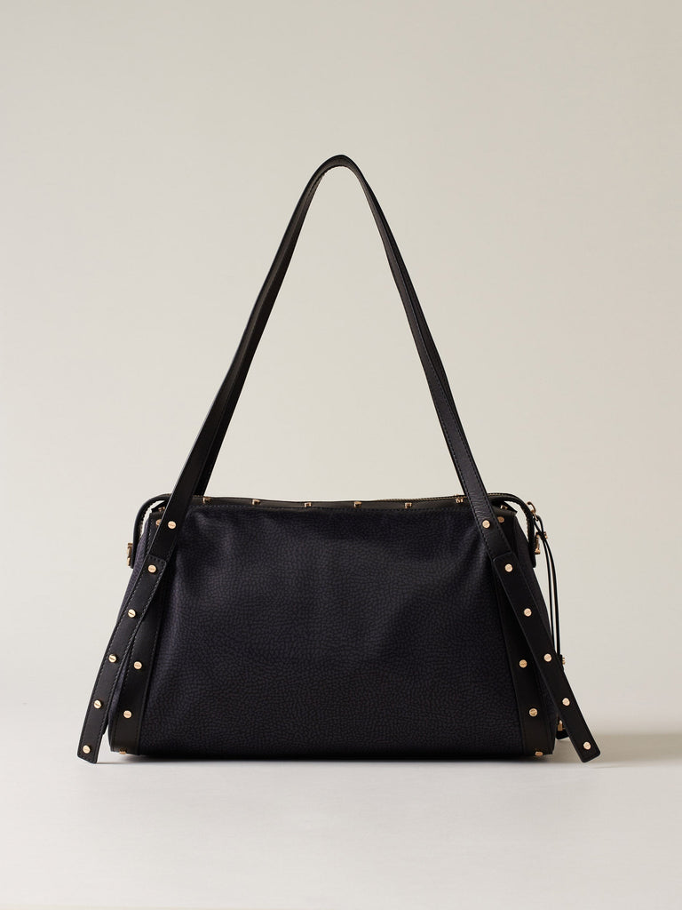 Borbonese Borsa Bauletto Nero Donna - 3