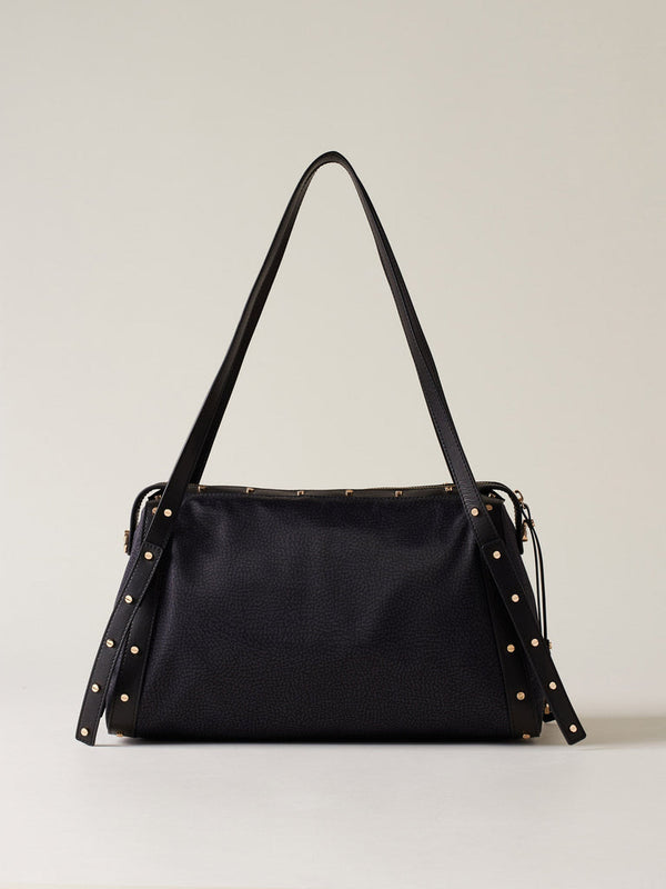 Borbonese Borsa Bauletto Nero Donna - 3