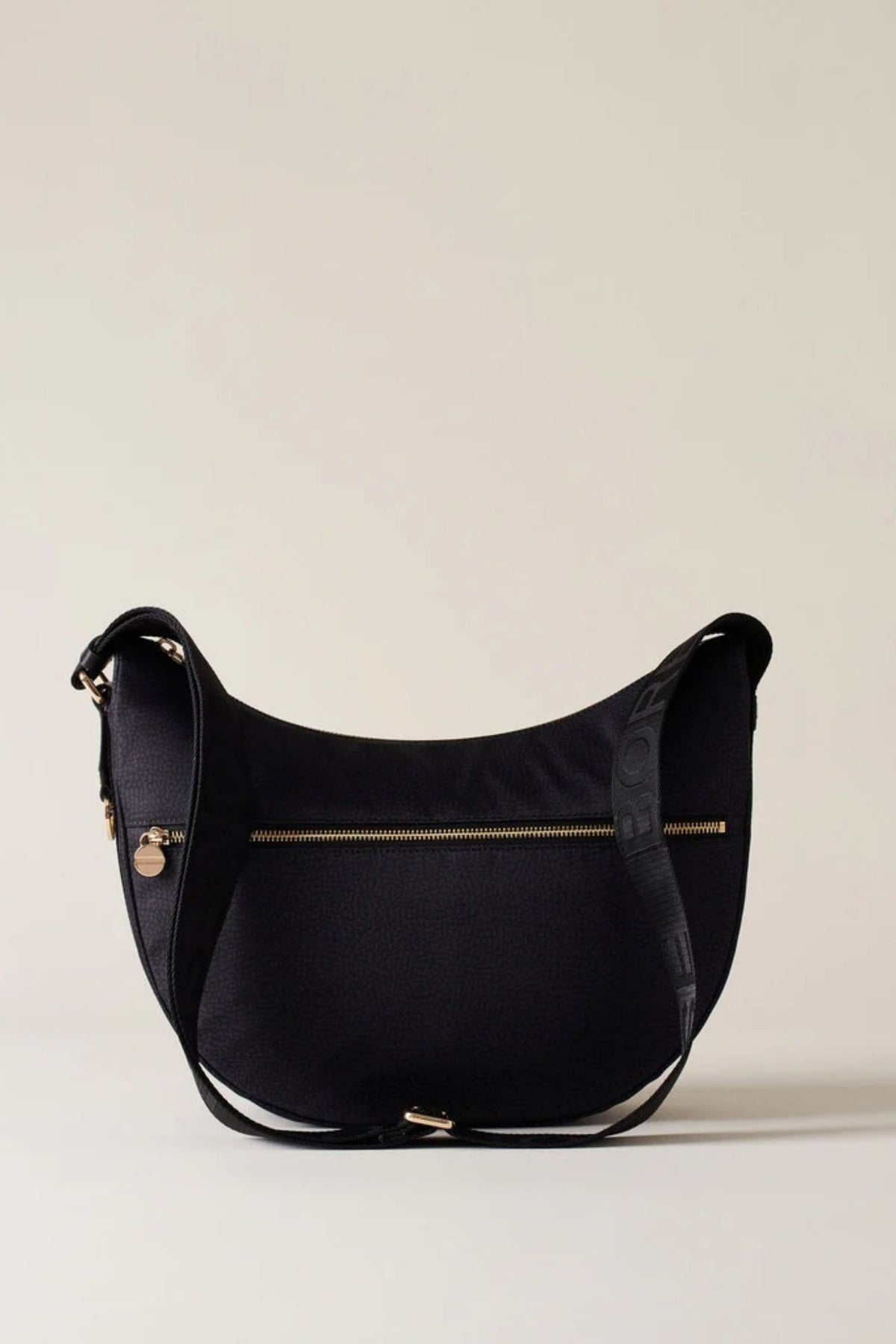 Borbonese Luna Bag Middle Nero Donna - 2