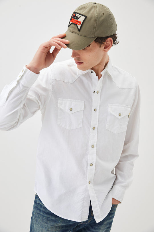 Roy Roger's Shirt Martin Bleach Blue Men