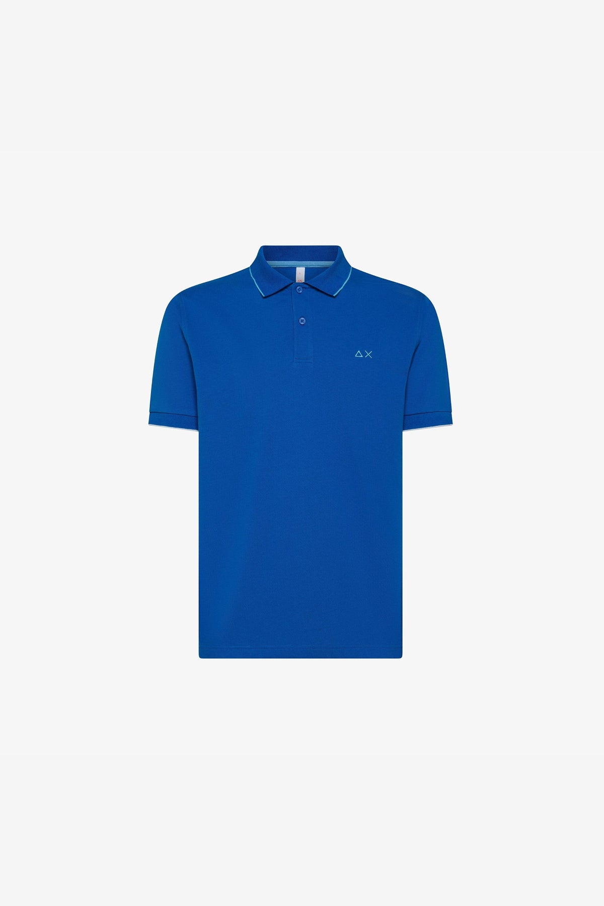 Sun 68 Polo Small Stripes Blu Uomo - 1