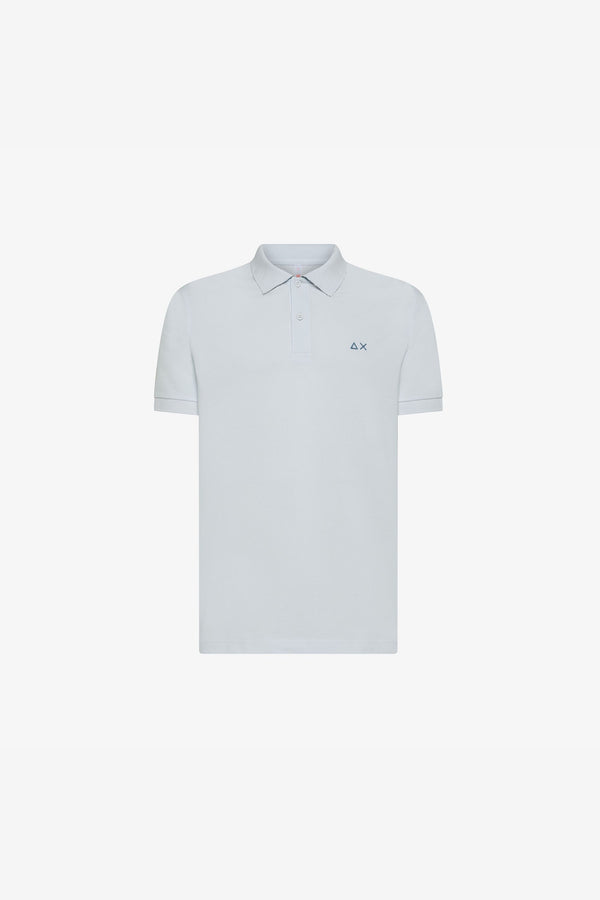 Sun 68 Polo Print Under Collar Bianco Uomo - 2