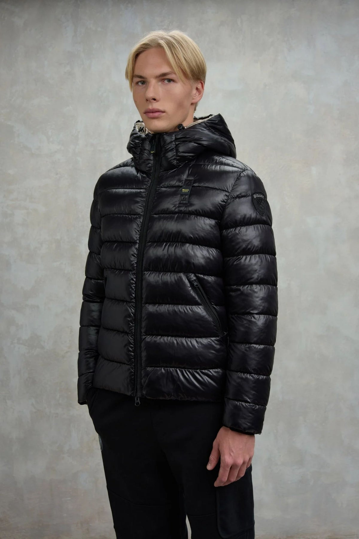 Blauer Piumino Ripstop Cappuccio Uomo - 1