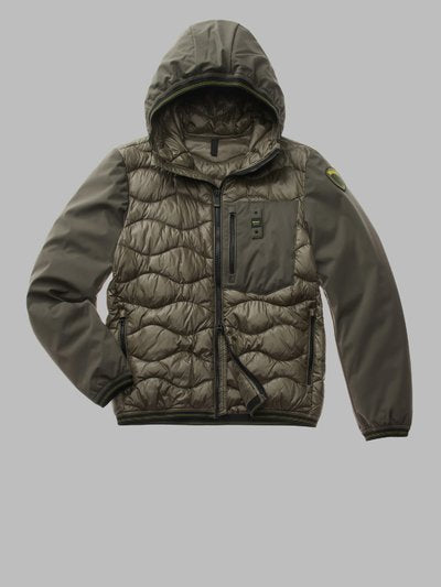 Blauer Piumino Bitess Trap. Ondine Verde Uomo - 4