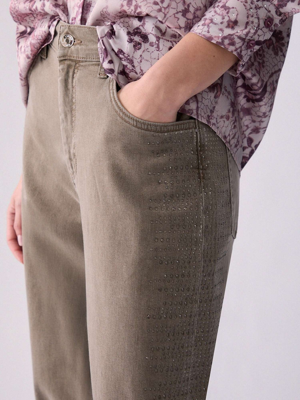 Pantalone Donna LIU JO BLUE DENIM - 4
