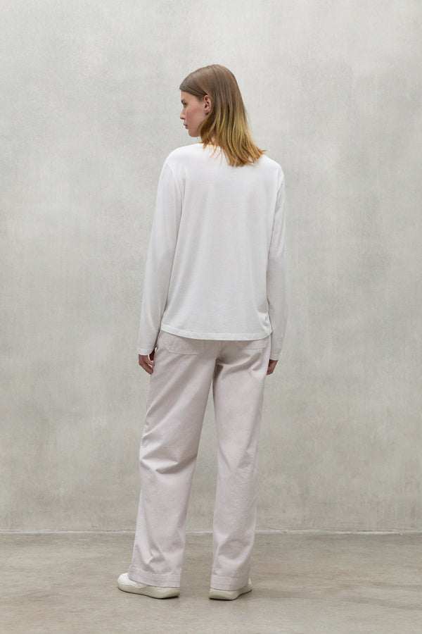 Ecoalf T-shirt Manica Lunga Bianco Donna - 2