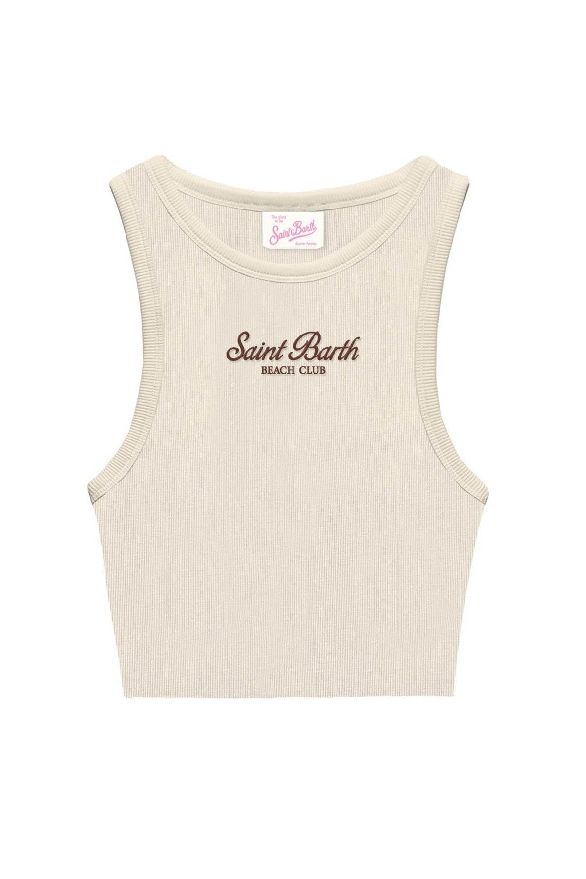 Mc2 Saint Barth Single Shoulder Rib Top Bambina - 1