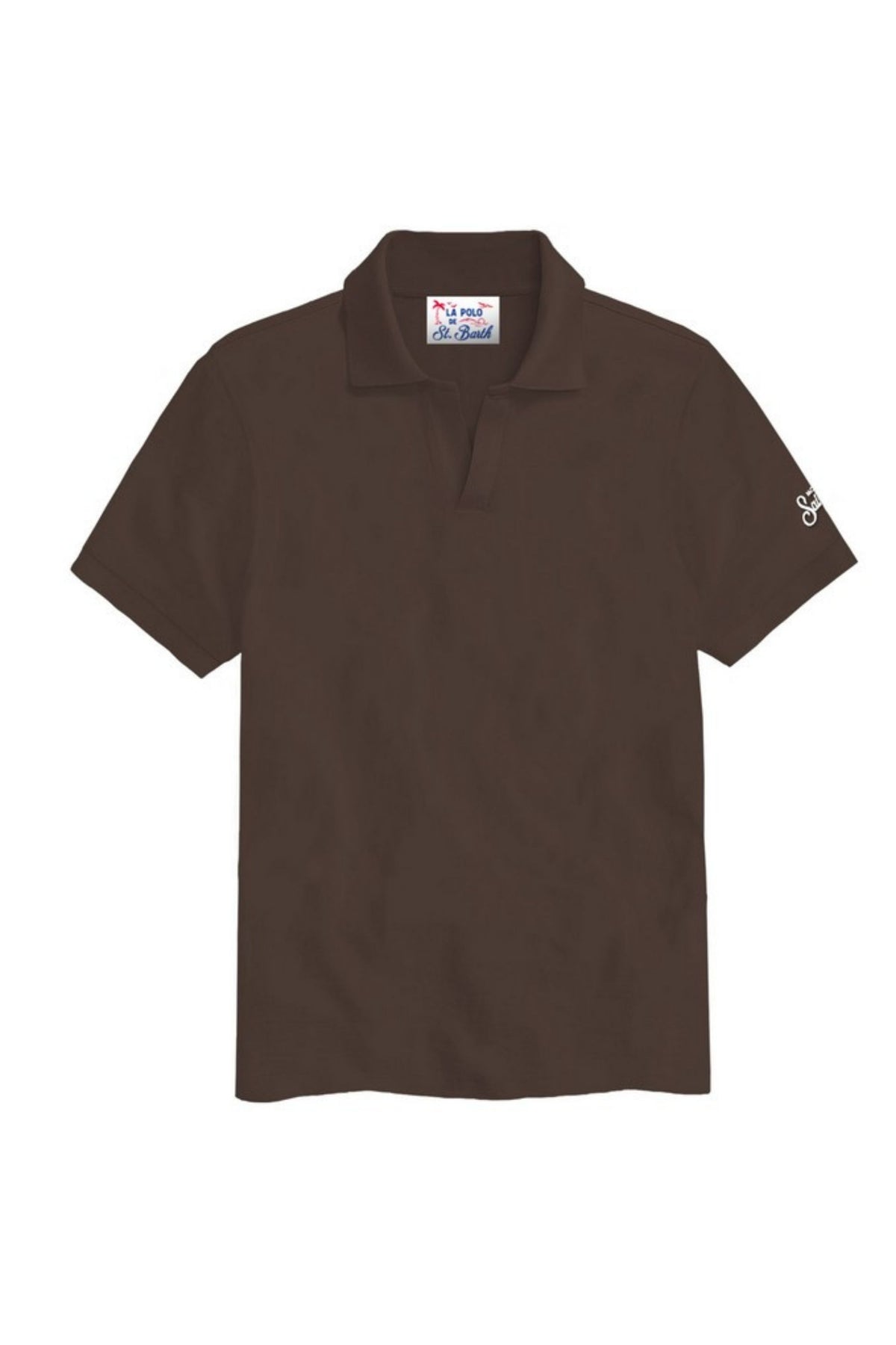 Mc2 Saint Barth Polo Marrone Uomo - 1