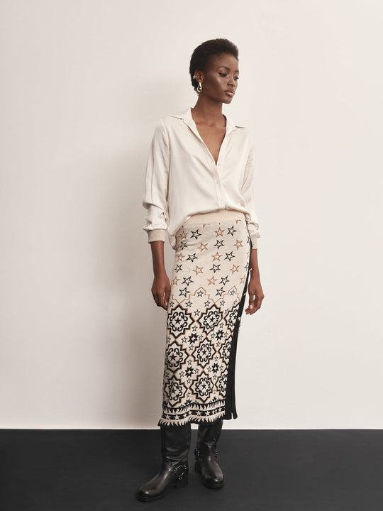 Akep Camicia In Raso Giallo Donna