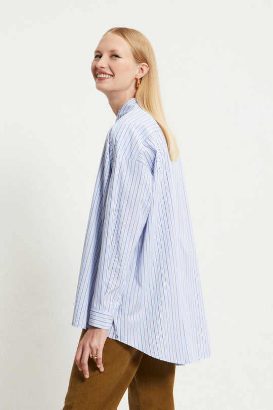 Ottod'ame Camicia Over Popeline Naturale Donna