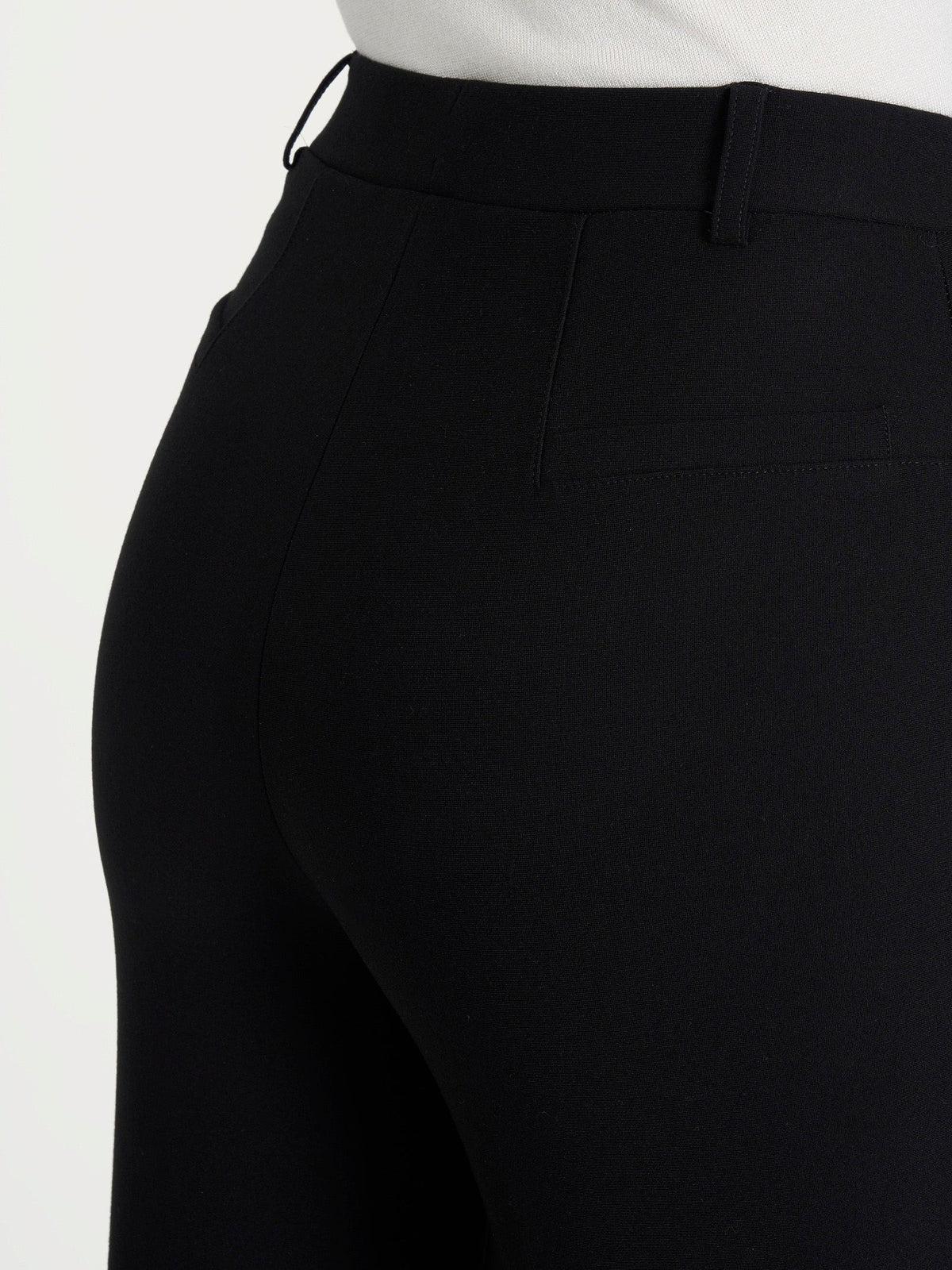 Ragno Pantalone Gamba Larga Fluido Nero Donna - 3