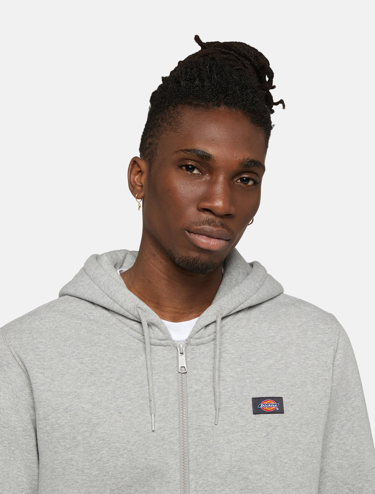 Dickies Oakport Zip Hoodie Grigio Uomo - 4