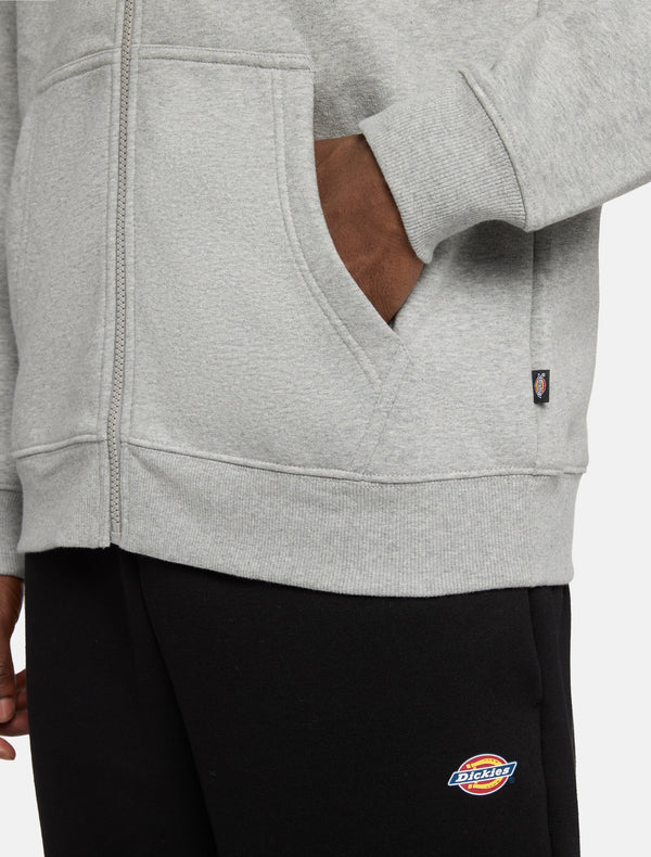 Dickies Oakport Zip Hoodie Grigio Uomo - 5