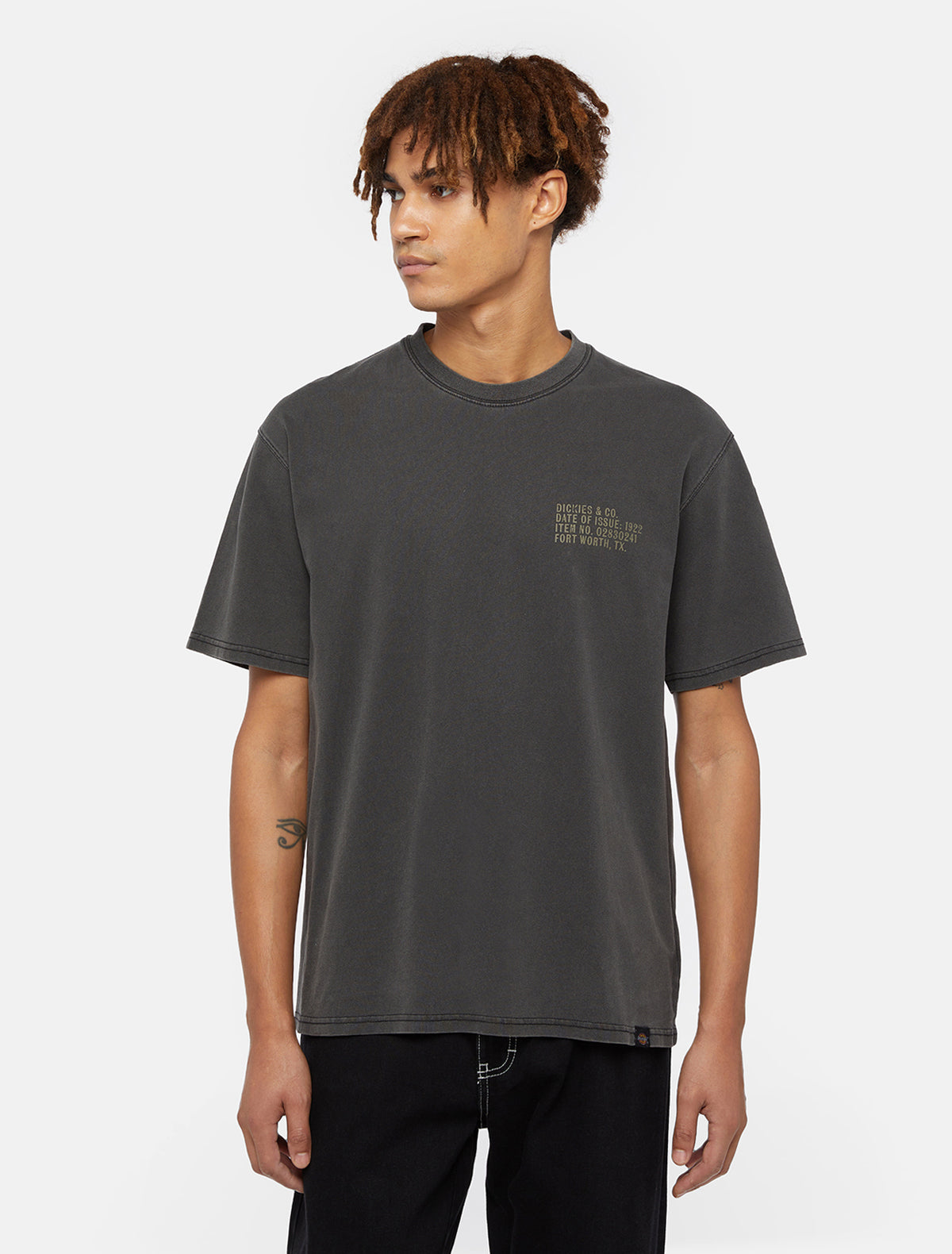 Dickies Stamp T-shirt Nero Uomo - 1