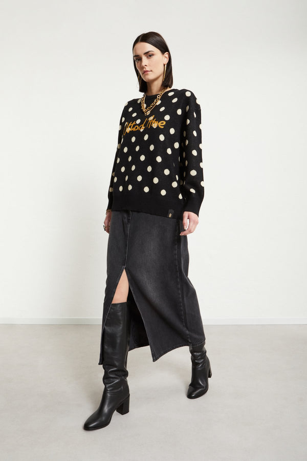 Ottod'ame Pull A Pois Naturale Donna - 2