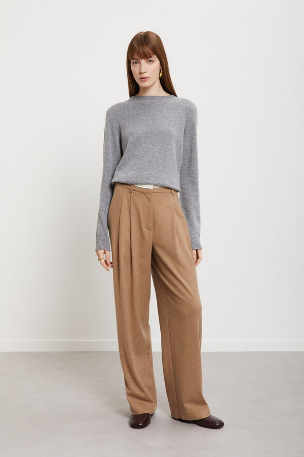 Ottod'ame Pull Girocollo Bicolore Naturale Donna - 3