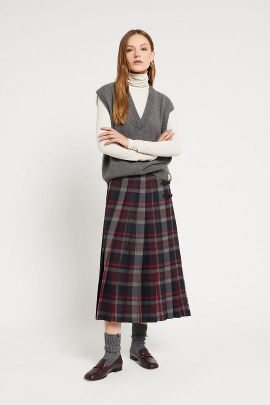 Ottod'ame Gilet V Grigio Donna