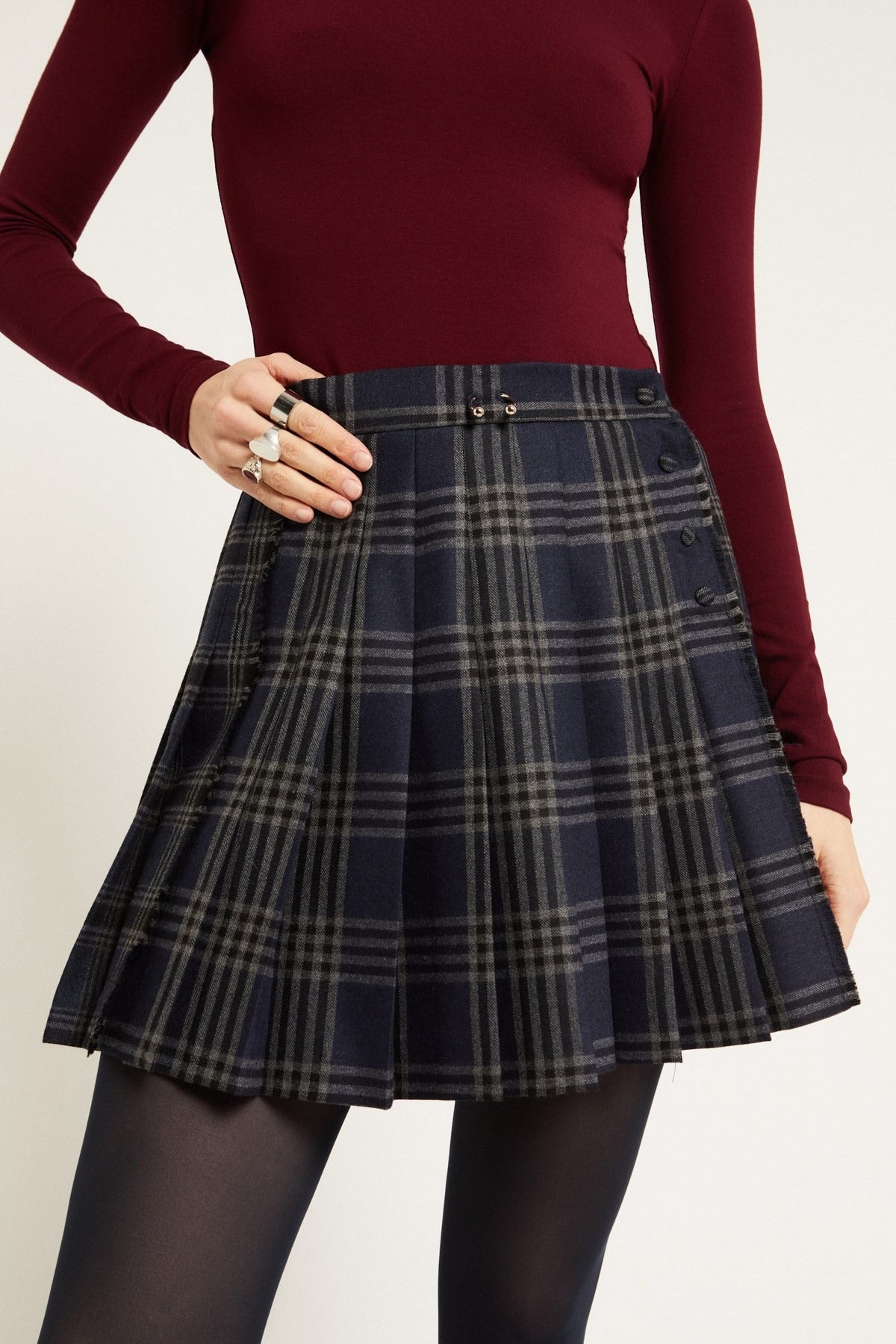 Ottod'ame Gonna Kilt Corta Pattern Donna - 2