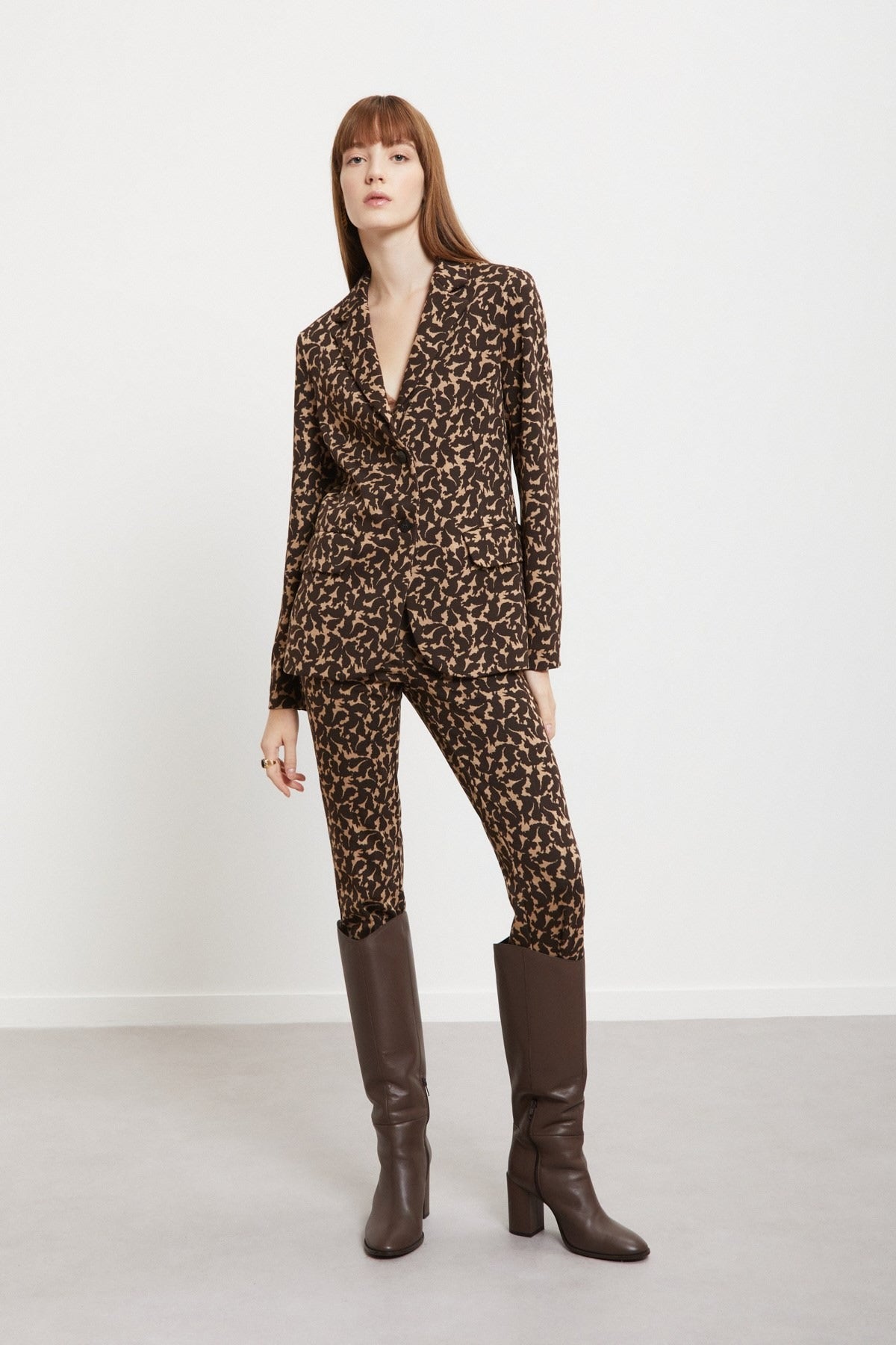 Ottod'ame Pantalone Zampa Scoiattoli Naturale Donna - 1