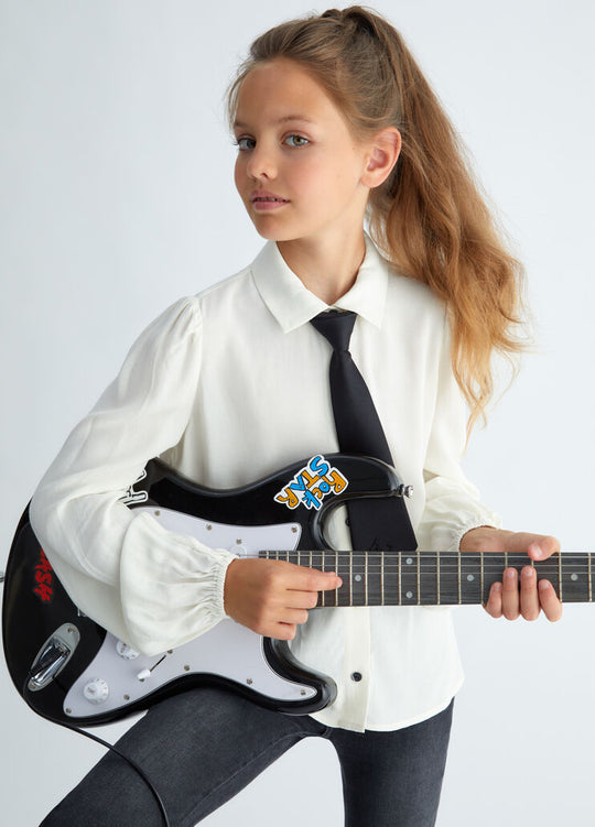 Liu Jo Camicia C/cravatta Giallo Bambina