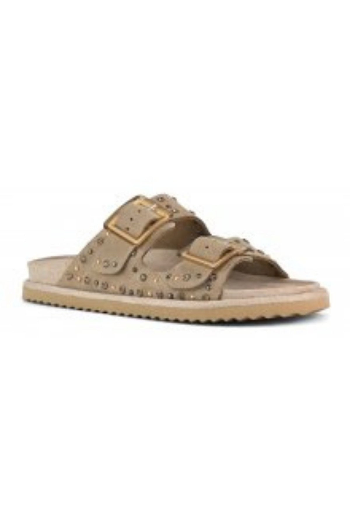 Colors Of California Ciabatta Due Fasce Borchie Donna - 2