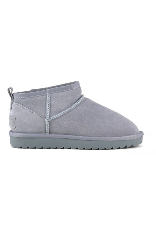 Colors Of California Short Winter Boot Suede Blu Donna