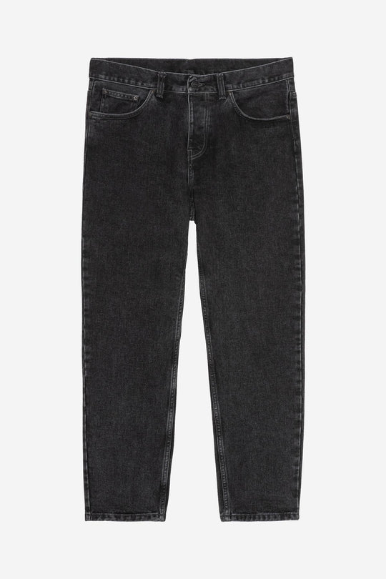 Carhartt Wip Newel Pant Denin Washed Nero Uomo