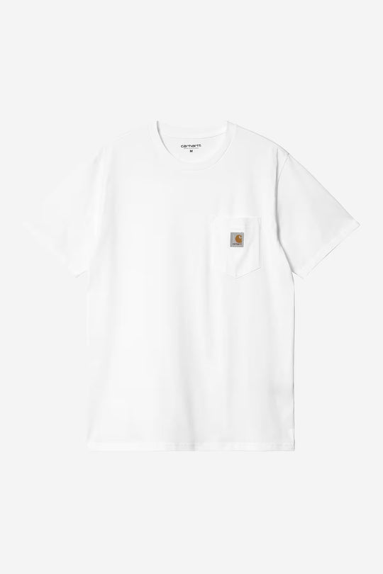 Carhartt Wip Pocket T-shirt Cotton Bianco Uomo