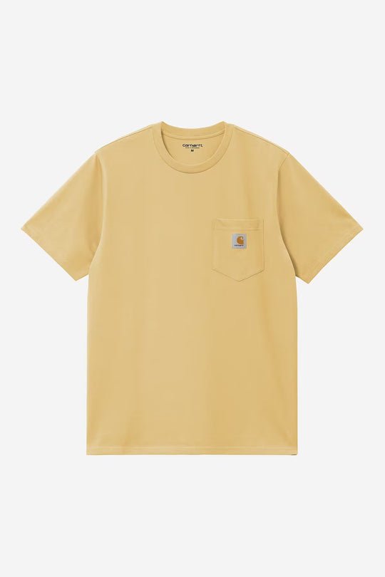 Carhartt Wip Pocket T-shirt Cotton Giallo Uomo