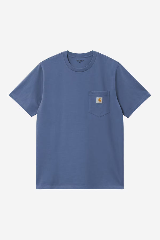 Carhartt Wip Pocket T-shirt Cotton Blu Uomo
