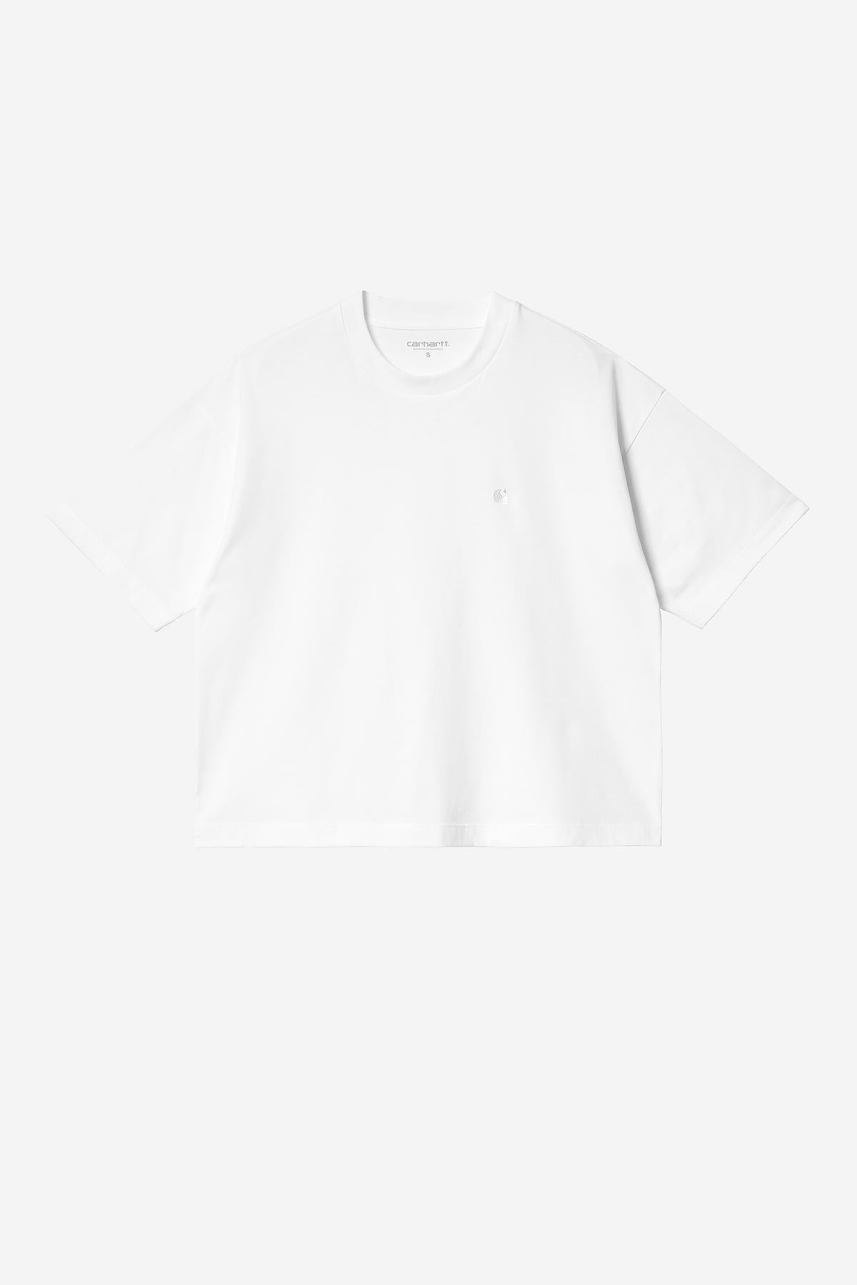 Carhartt Wip Chester T-shirt Cotton Bianco Donna - 1