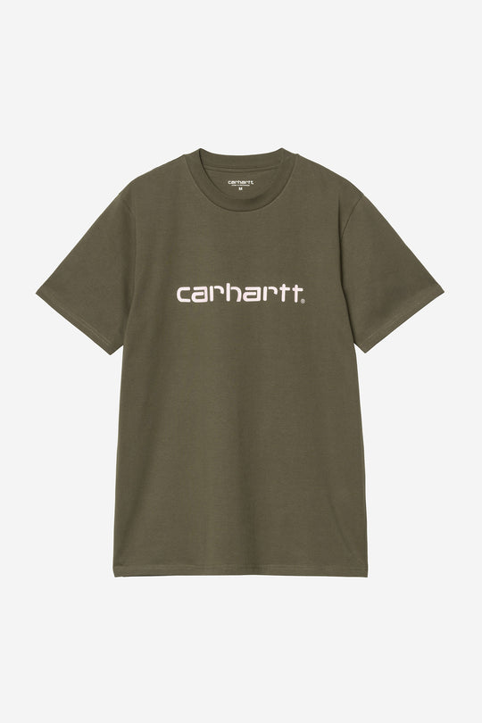Carhartt Wip Script T-shirt Cotton Rosa Uomo