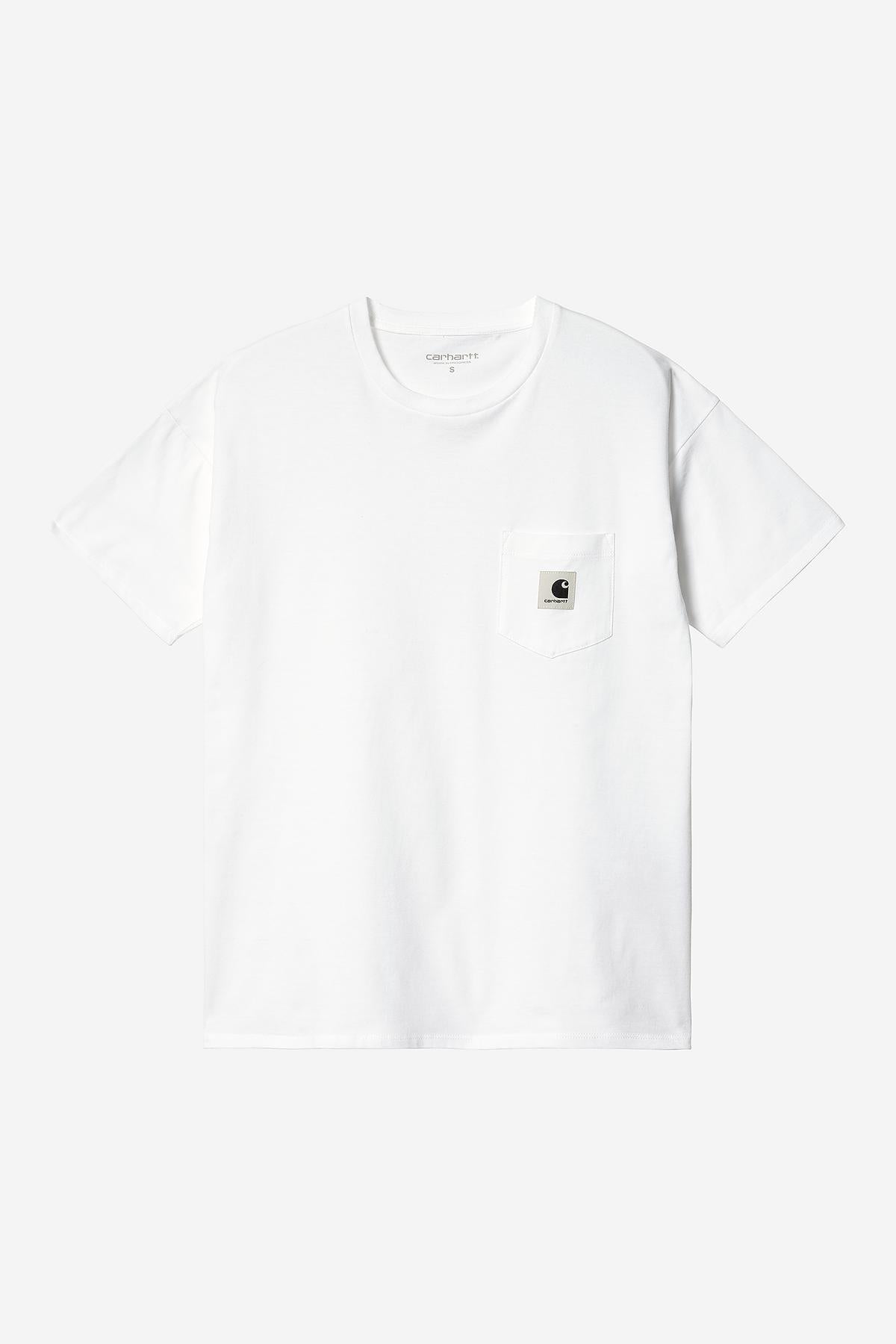 Carhartt Wip T-shirt Organic Cotton Bianco Donna - 1