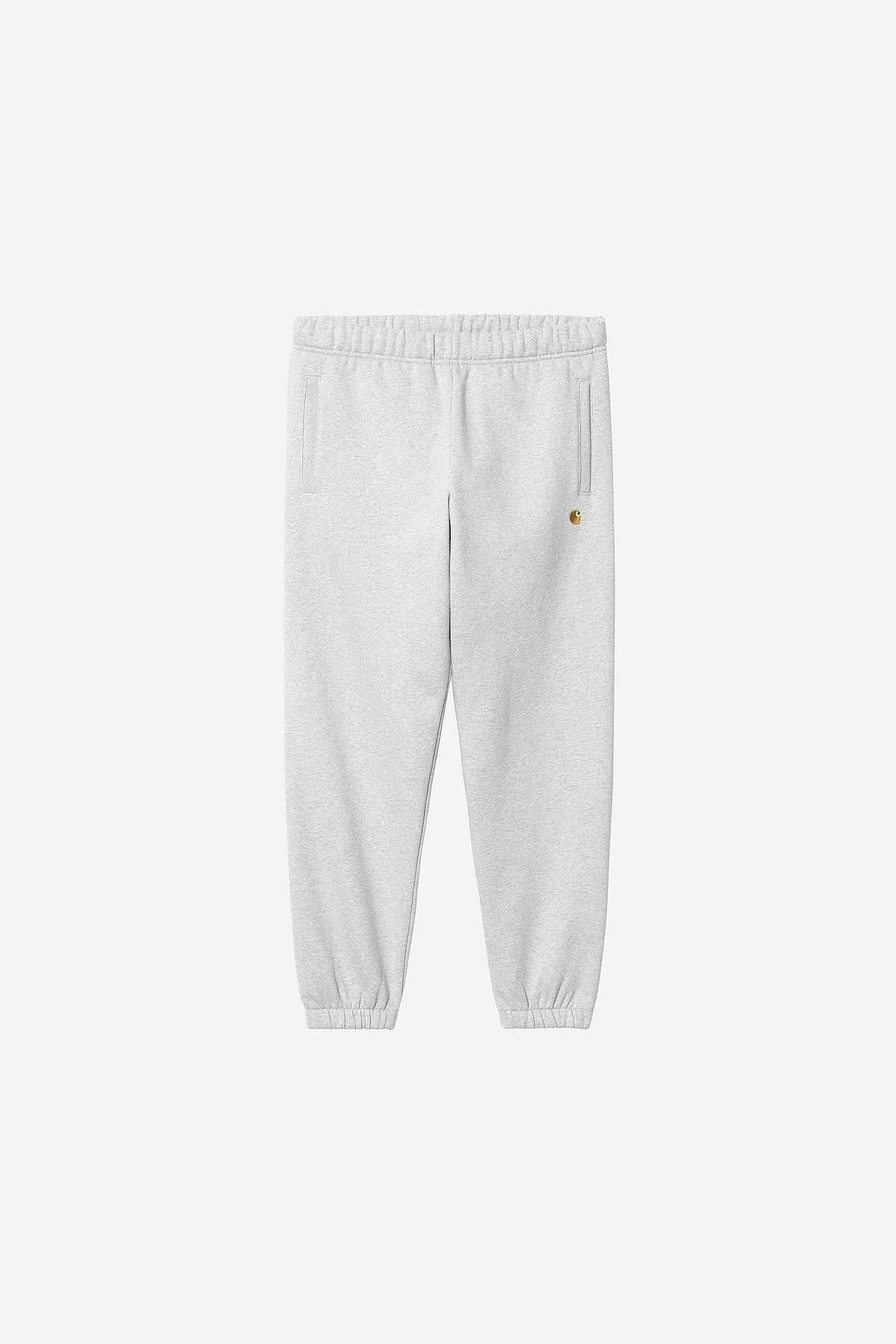 Carhartt Wip Chase Sweat Pants Cotton Grigio Uomo - 1