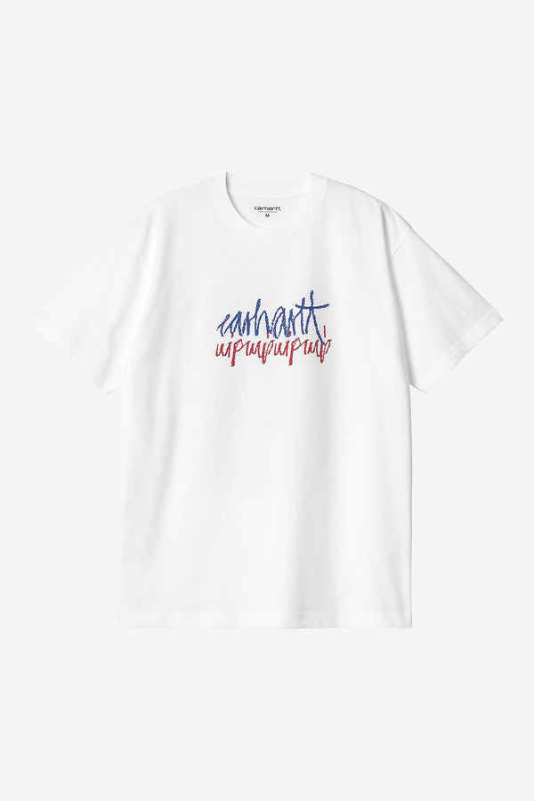 Carhartt Wip Stereo T-shirt Cotton Bianco Uomo - 1