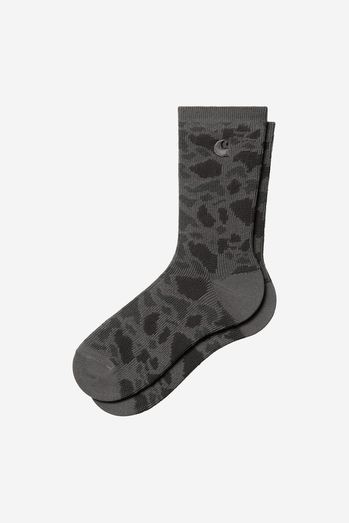 Carhartt Wip Camo Socks Cotton Grigio Unisex - 1