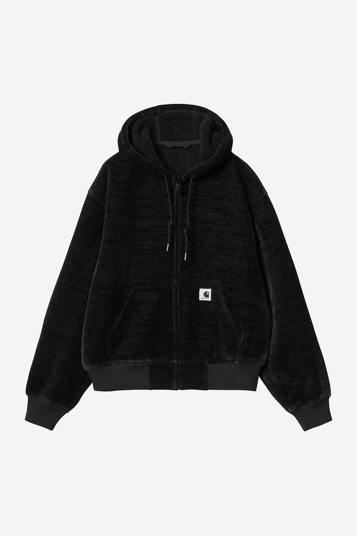 Carhartt Wip Active Sweat Jacket Nero Donna - 1