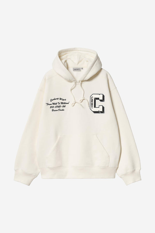 Carhartt Wip Hooded Brown Duck Sweat Uomo