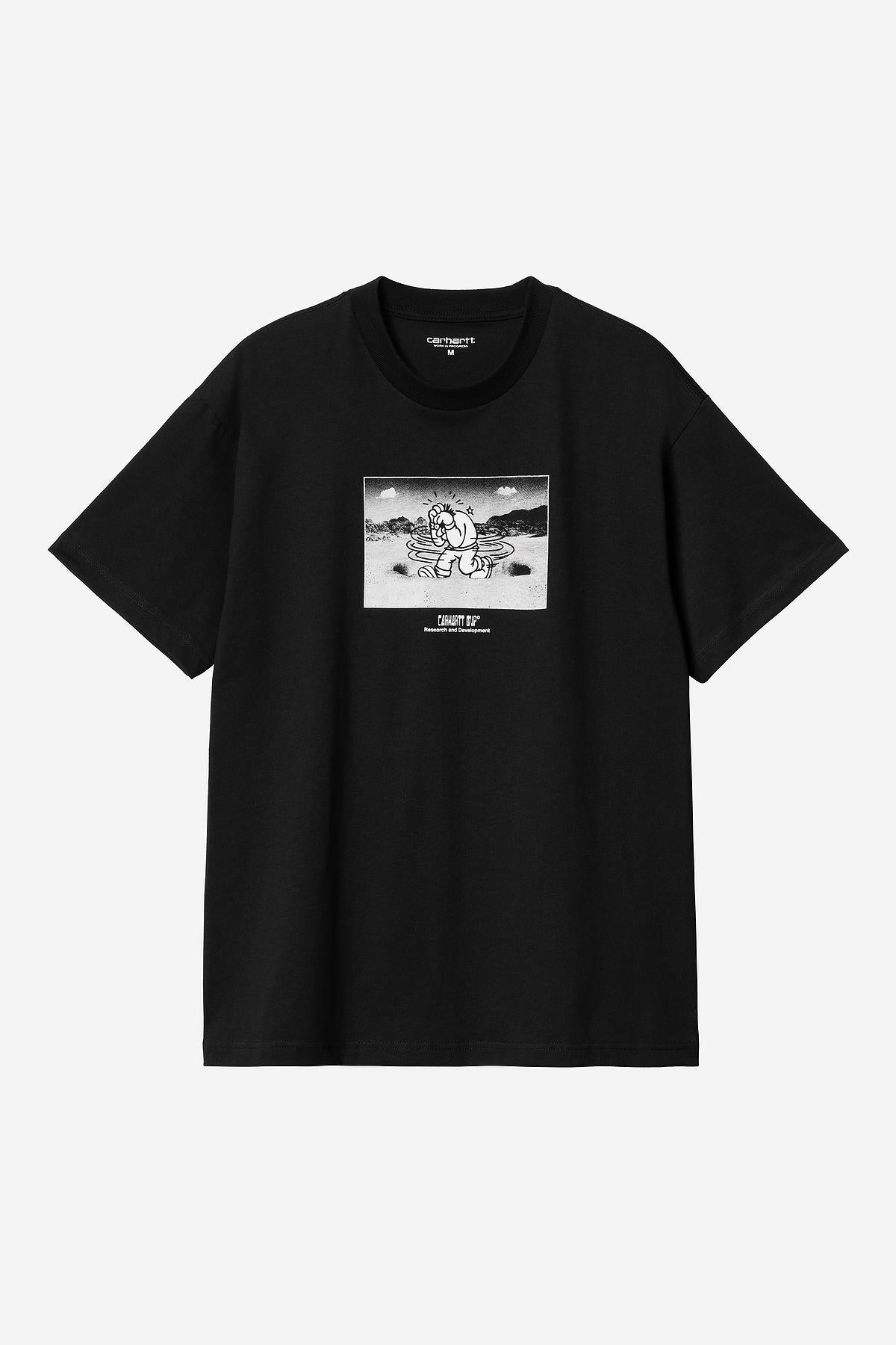 Carhartt Wip Think Tank T-shirt Nero Uomo - 1