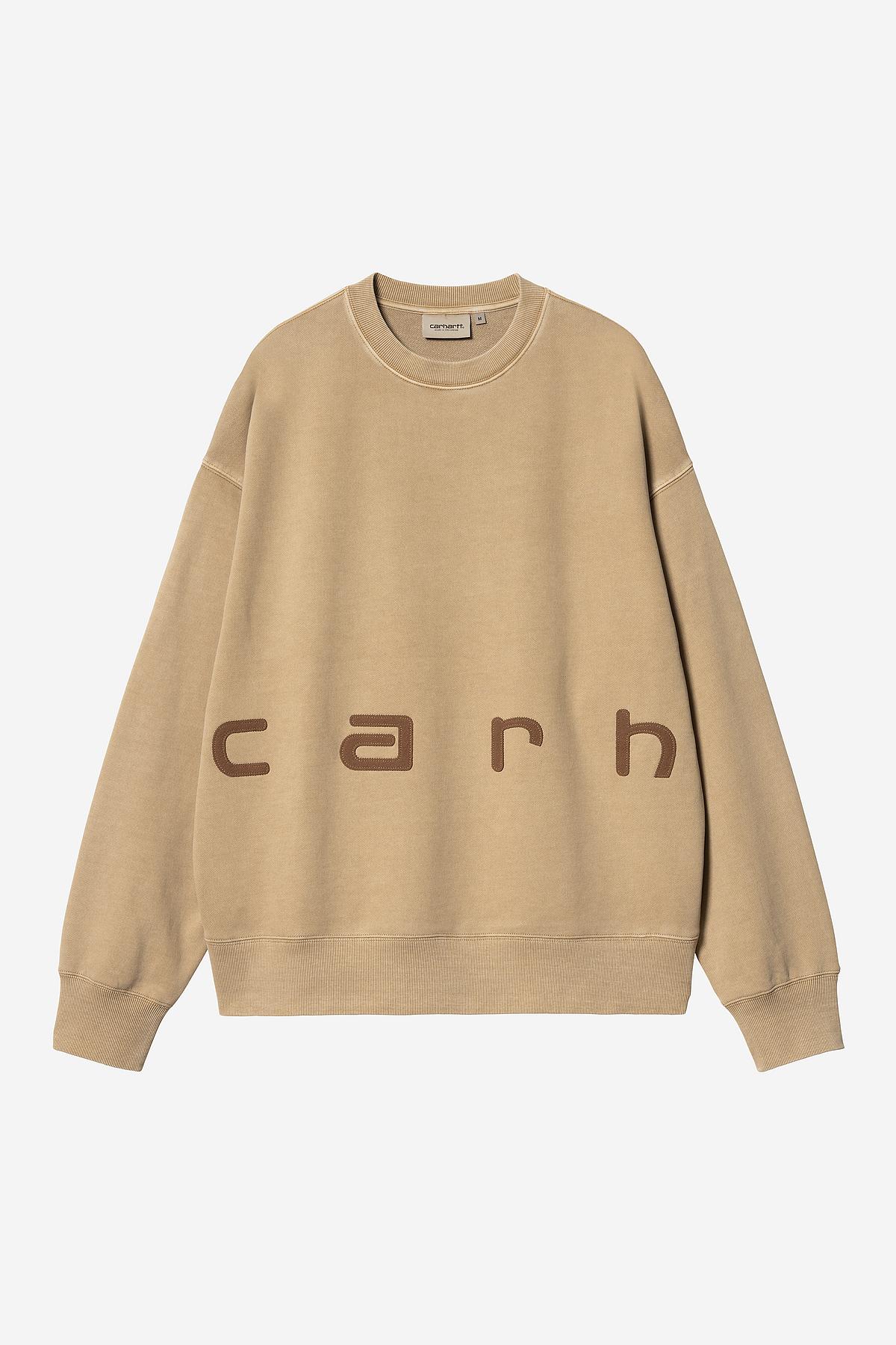 Carhartt Wip Felt Script Sweat Cotton Uomo - 1