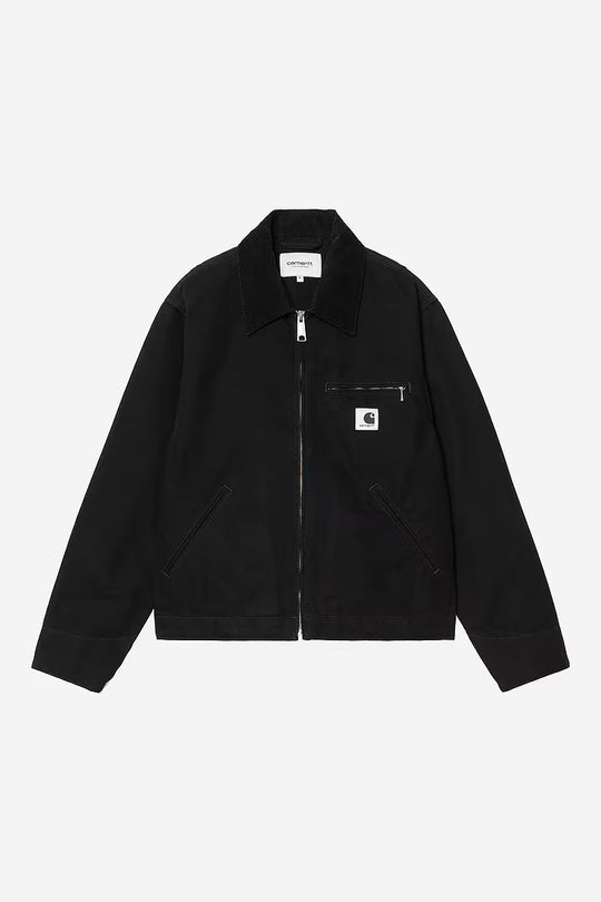 Carhartt Wip Giubbotto Detroit Canvas Nero Donna